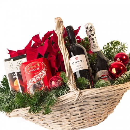 Новогодняя корзина "Рождественская звезда"